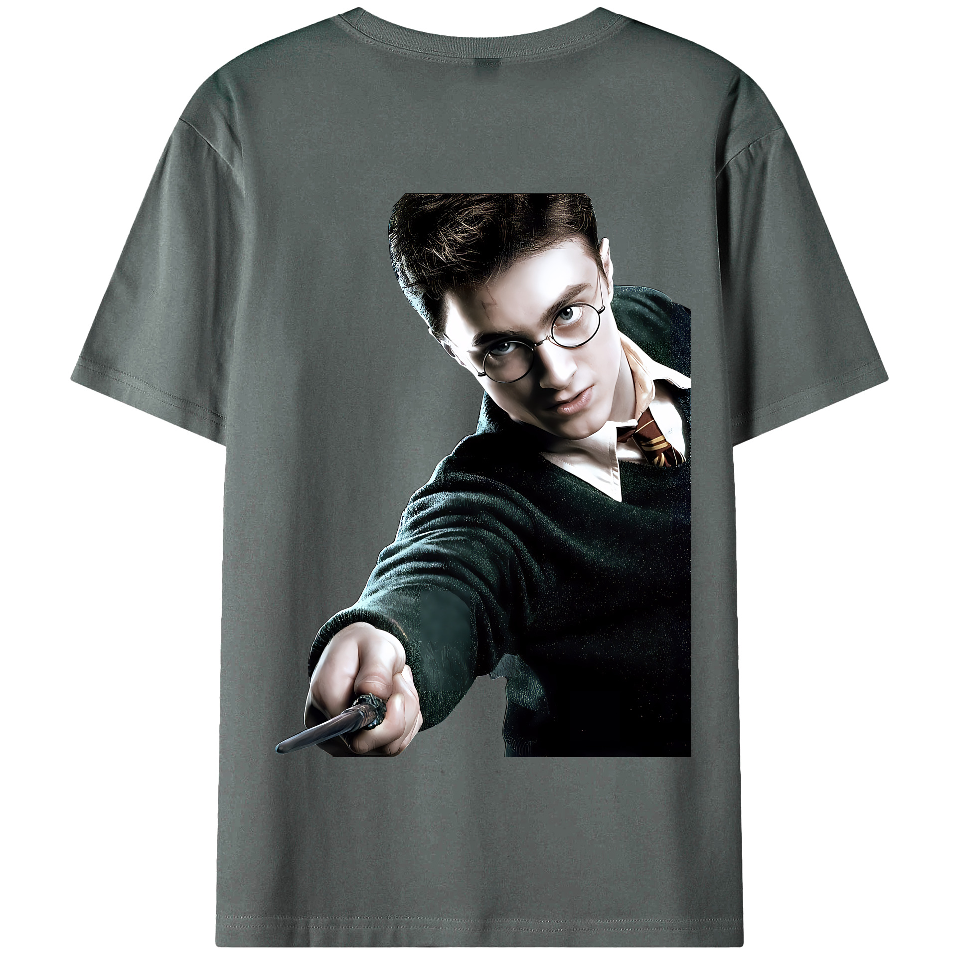 （画像用） Harry Potter ハリー・ポッターシリーズ 綿100％半袖Tシャツ（背面プリント）